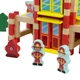 Конструктор деревянный Пожарная станция Star Toys Factor Co (C9437) Красный - изображение 6