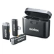 Беспроводной микрофон Godox WES2 Kit2 (2 микрофона) USB-C для iPhone 15/16/17 и Android с зарядным кейсом - изображение 1