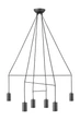 Люстра Nowodvorski IMBRIA black 6L 9677 - зображення 1
