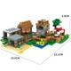 Конструктор Minecraft SJ8802 Селище 6 в 1 569 деталей Майнкрафт MineWorld My World - зображення 4