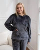 Теплая двусторонняя махровая пижама 4XL Графит - изображение 6