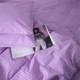 Комплект постільної білизни MirSon Бязь 17-0618 Stripe Purple 160 x 220 см (2200008203788) - зображення 2