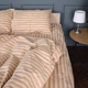 Пододеяльник MirSon Бязь 17-0610 Stripe Light Brown 200 x 220 см (2200008199050) - изображение 4