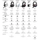 Навушники GamePro Asgard Freya Pro Wireless White/Blue (HSW201WB) - зображення 4