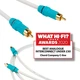Міжблочний Кабель аналоговий CHORD C-line 2RCA to 2RCA 2m - зображення 2