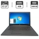 Ноутбук HP 17-bs075ng / 17.3" (1600x900) TN / Intel Celeron N3060 (2 ядра по 1.6 - 2.48 GHz) / 8 GB DDR3 / 1000 GB HDD / Intel HD Graphics / WebCam / DVD-ROM б/у - изображение 1