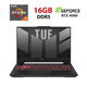 Игровой ноутбук Asus TUF Gaming 15 FA507NV-LP109W / 15.6" (1920x1080) IPS / AMD Ryzen 5 7535HS (6 (12) ядер по 3,3 - 4,55 ГГц) / 16 ГБ DDR5 / 240 ГБ SSD / nVidia GeForce RTX 4060, 8 ГБ GDDR6, 128-bit / WebCam б/у - изображение 1