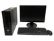 Комплект ПК: HP ProDesk 400 G1 SFF / Intel Xeon E3-1225 v3 (4 ядра по 3.2 - 3.6 GHz) / 8 GB DDR3 / 180 GB SSD / Intel Graphics / DVD-ROM + Монитор Б-класс LG Flatron W1942ST / 19" (1440x900) TN / VGA б/у - изображение 3