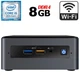 Неттоп Б-класс Intel NUC NUC8BEK USFF / Intel Core i5-8259U (4 (8) ядра по 2.3 - 3.8 GHz) / 8 GB DDR4 / 256 GB SSD M.2 / Intel Iris Plus Graphics 655 / USB 3.1 / HDMI / Wi-Fi б/у - изображение 1