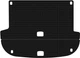 EVA коврик EVAtech в багажник авто для Santa FE (CM) Restyling (Hinged Gas Pedal) 5 seats (3 clips) Hyundai 2010-2012 2 поколения SUV EU Капля черная (HY13313BE2KBB) - изображение 1