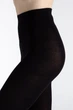 Женские теплые колготки с высоким содержанием хлопка Giulia ELITE COTTON 350 2 Black-nero, плотные зимние колготки - изображение 4