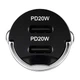 Зарядний пристрій для авто BREVIA ePower NanoMetal 40 W з двома USB-C чорний (46040DCMB) - зображення 2