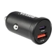 Зарядний пристрій для авто Brevia ePower DualCharge 48 W 1xUSB-C 1xUSB-A чорний (46348CAB) - зображення 1