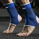Эластичный компрессионный бандаж на голеностоп JINGBA SUPPORT (2 шт.) Blue One size - изображение 1