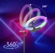 Набор блогера 5в1 Светодиодная кольцевая лампа цветная RGB 3D 26см Штатив Экш камера Блютус трипод Петличный микрофон - изображение 8