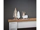 Набір декоративних оленів Livarno Home Christmas Decoration з дерева 34/25,3 см Бежевий - зображення 2