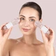 Двойной массажер для глаз GESKE Cool&Warm Duo Eye Massager 7в1 жемчужный - изображение 2