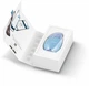 Массажер для лица GESKE Cool&Warm Eye and Face Massager 7в1 аквамариновый - изображение 9