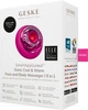 Массажер для лица и тела GESKE Sonic Cool&Warm Face and Body Massager 9в1 фуксия - изображение 8