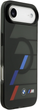 Панель BMW M IML Metal Buttons Tricolor Lines MagSafe для Apple iPhone 17 Air Black (BMHMP17M25HTTRIK) - зображення 4