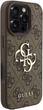 Панель Guess 4G Strap 4G Classic Logo для Apple iPhone 16 Pro Brown (GUHCP16LP4GMGSW) - зображення 4