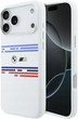 Панель BMW M Silicon Horizontal Line MagSafe для Apple iPhone 17 Pro White (BMHMP17L25SHOTSH) - зображення 1