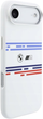 Панель BMW M Silicon Horizontal Line MagSafe для Apple iPhone 17 Air White (BMHMP17M25SHOTSH) - зображення 1
