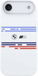 Панель BMW M Silicon Horizontal Line MagSafe для Apple iPhone 17 Air White (BMHMP17M25SHOTSH) - зображення 2