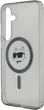 Панель Karl Lagerfeld Button Choupette Head Printed Logo MagSafe для Samsung Galaxy S25 Black (3666339449926) - зображення 5