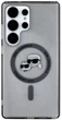 Панель Karl Lagerfeld Button Karl & Choupette Heads Printed Logo MagSafe для Samsung Galaxy S25 Ultra Black (3666339449971) - зображення 3