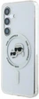 Панель Karl Lagerfeld Button Karl & Choupette Heads Printed Logo MagSafe для Samsung Galaxy S25 White (3666339449988) - зображення 2