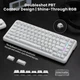 Ігрова Механічна Клавіатура Attack Shark X82 Pro HE (82 Клавіші, Tri-Mode, Магнітні Перемикачі) (біла контурна) - зображення 2