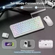 Ігрова Механічна Клавіатура Attack Shark X82 Pro HE (82 Клавіші, Tri-Mode, Магнітні Перемикачі) (біла контурна) - зображення 7