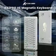 Ігрова Механічна Клавіатура Attack Shark X82 Pro HE (82 Клавіші, Tri-Mode, Магнітні Перемикачі) (біла контурна) - зображення 8