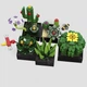 Конструктор Jie Star Botanical Collection Суккуленты Кактус Цветы в горшке 590 дет Разноцветный (28230) - изображение 12