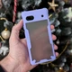 Матовий протиударний чохол Frosted PC AirBag для Google Pixel 6a пурпурний - зображення 3
