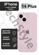 Чохол силіконовий з закритою камерою Epic Premium Silicone Case Camera Protection without MagSafe для Apple iPhone 14 Plus (6.7) Chalk Pink - зображення 1