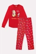 Пижама: лонгслив и брюки Jadea 48(XL) Красный микс (Rosso) (110802) - изображение 3