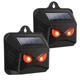 Отпугиватель животных "Ночная защита" BaseTech 2 штуки Solar Repeller With Flashing до 30 метров IP44 от солнечной батареи - изображение 1