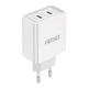 Зарядний пристрій AMiO 2xUSB-C 40W (03892) - зображення 1