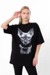 Футболка женская CAT WOMEN L Черная FUT-012 - изображение 2