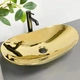 Раковина VBI Turin Gold Glossy золотий VBI 011509 - изображение 3