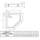 Душовий піддон Radaway Doros PT Compact 900x900x115 Білий (SDRPTP9090 05 04S) - изображение 4