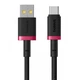 Зарядний кабель Baseus Dura Series Type-C 60W 1m Black-red (P10377802U01-01) - изображение 3