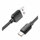 Зарядний кабель Hoco X96 Type-C 27W 3A 0.25m Black - изображение 4