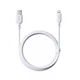 Зарядний кабель Baseus Silky Series Lightning 2.4A 1m White (P10377702213-00) - зображення 2