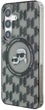 Etui Karl Lagerfeld Button Karl&Choupette Heads On KL Pattern MagSafe do Samsung Galaxy S25 Black (3666339450052) - obraz 2