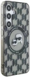 Etui Karl Lagerfeld Button Karl&Choupette Heads On KL Pattern MagSafe do Samsung Galaxy S25 Black (3666339450052) - obraz 3