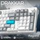 Клавіатура бездротова GamePro Asgard Drakkar Keychron Super Red Switch White (MK305WH) - зображення 6