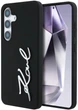 Etui Karl Lagerfeld Silicone Metal Signature Logo do Samsung Galaxy S25 Black (3666339450076) - obraz 1